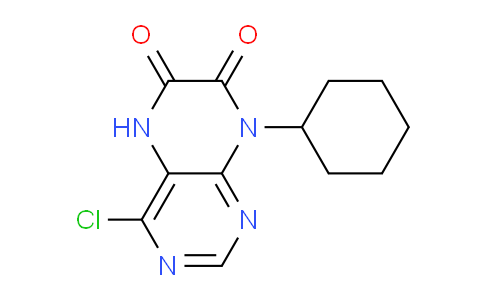CAS No. 1708251-11-9, 4-Chloro-8-cyclohexylpteridine-6,7(5H,8H)-dione