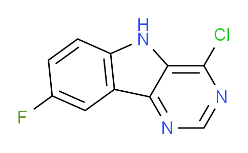 CAS No. 331443-96-0, 4-Chloro-8-fluoro-5H-pyrimido[5,4-b]indole