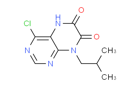 CAS No. 1710661-57-6, 4-Chloro-8-isobutylpteridine-6,7(5H,8H)-dione