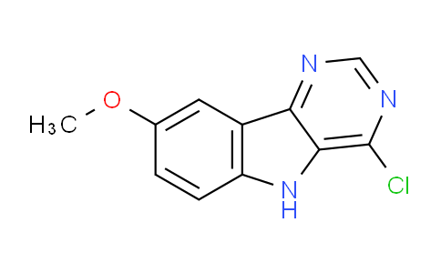 CAS No. 98792-03-1, 4-Chloro-8-methoxy-5H-pyrimido[5,4-b]indole