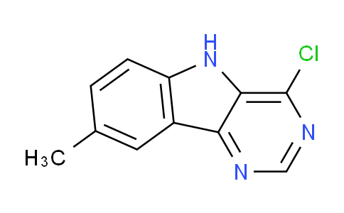 CAS No. 331443-97-1, 4-Chloro-8-methyl-5H-pyrimido[5,4-b]indole