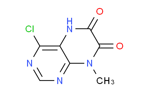 CAS No. 1365605-05-5, 4-Chloro-8-methylpteridine-6,7(5H,8H)-dione