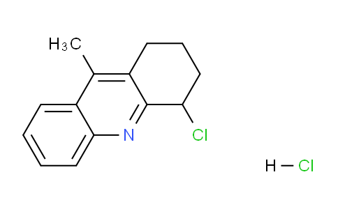 CAS No. 71058-85-0, 4-Chloro-9-methyl-1,2,3,4-tetrahydroacridine hydrochloride