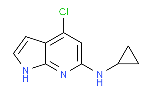 CAS No. 1936130-10-7, 4-Chloro-N-cyclopropyl-1H-pyrrolo[2,3-b]pyridin-6-amine