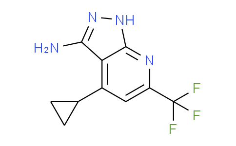 CAS No. 832739-88-5, 4-Cyclopropyl-6-(trifluoromethyl)-1H-pyrazolo[3,4-b]pyridin-3-amine