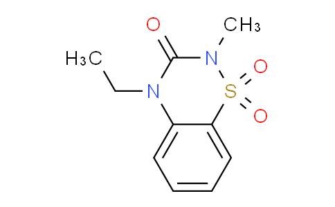 CAS No. 1000575-75-6, 4-Ethyl-2-methyl-2H-benzo[e][1,2,4]thiadiazin-3(4H)-one 1,1-dioxide