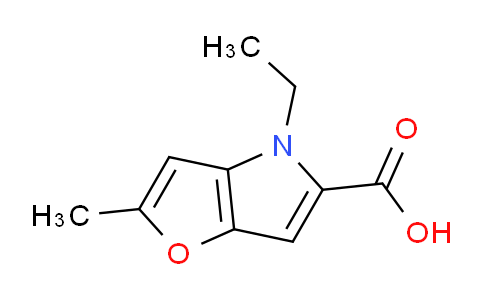 CAS No. 80709-81-5, 4-Ethyl-2-methyl-4H-furo[3,2-b]pyrrole-5-carboxylic acid