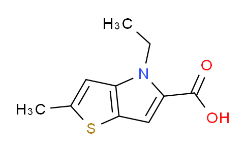 CAS No. 1051362-36-7, 4-Ethyl-2-methyl-4H-thieno[3,2-b]pyrrole-5-carboxylic acid