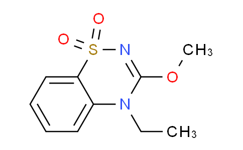 CAS No. 1000575-97-2, 4-Ethyl-3-methoxy-4H-benzo[e][1,2,4]thiadiazine 1,1-dioxide