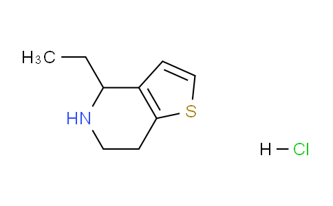 CAS No. 1052551-81-1, 4-Ethyl-4,5,6,7-tetrahydrothieno[3,2-c]pyridine hydrochloride