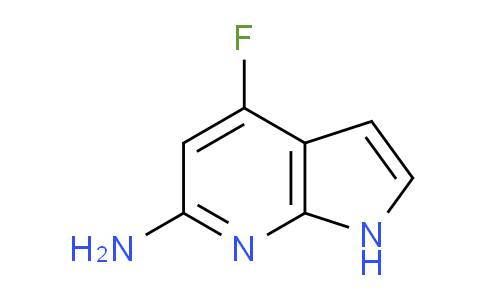 CAS No. 1190322-89-4, 4-Fluoro-1H-pyrrolo[2,3-b]pyridin-6-amine