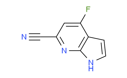 CAS No. 1190313-36-0, 4-Fluoro-1H-pyrrolo[2,3-b]pyridine-6-carbonitrile