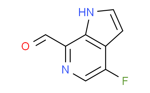 CAS No. 446284-46-4, 4-Fluoro-1H-pyrrolo[2,3-c]pyridine-7-carbaldehyde