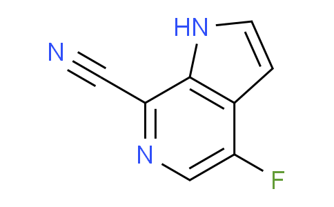 CAS No. 446284-50-0, 4-Fluoro-1H-pyrrolo[2,3-c]pyridine-7-carbonitrile