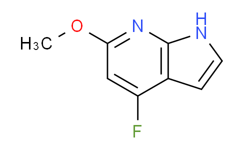 CAS No. 1190321-87-9, 4-Fluoro-6-methoxy-1H-pyrrolo[2,3-b]pyridine