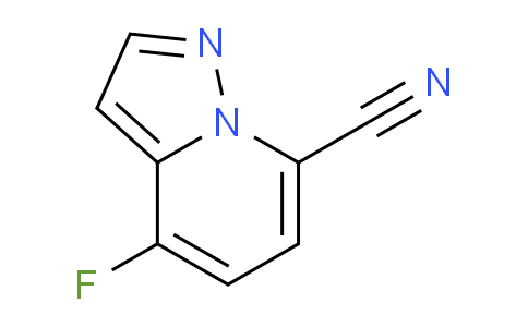CAS No. 1427438-37-6, 4-Fluoropyrazolo[1,5-a]pyridine-7-carbonitrile