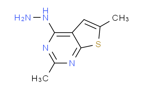 CAS No. 1218765-17-3, 4-Hydrazinyl-2,6-dimethylthieno[2,3-d]pyrimidine