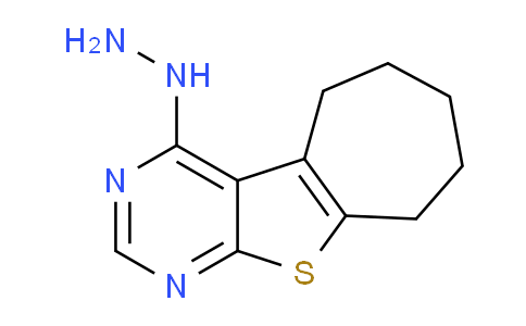 CAS No. 40106-59-0, 4-Hydrazinyl-6,7,8,9-tetrahydro-5H-cyclohepta[4,5]thieno[2,3-d]pyrimidine