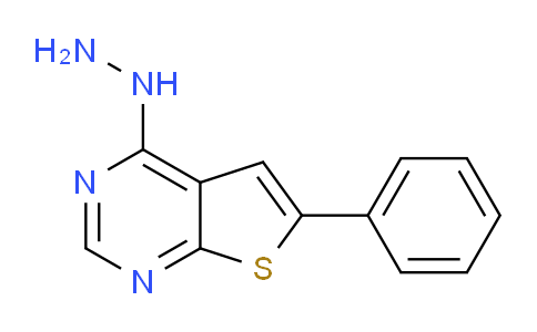 CAS No. 35970-80-0, 4-Hydrazinyl-6-phenylthieno[2,3-d]pyrimidine