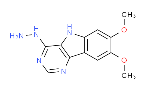 CAS No. 121218-45-9, 4-Hydrazinyl-7,8-dimethoxy-5H-pyrimido[5,4-b]indole