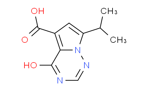 CAS No. 938191-13-0, 4-Hydroxy-7-isopropylpyrrolo[2,1-f][1,2,4]triazine-5-carboxylic acid