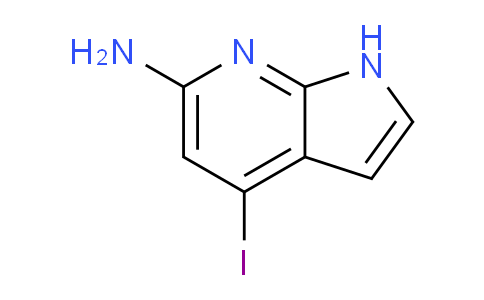 CAS No. 1190310-30-5, 4-Iodo-1H-pyrrolo[2,3-b]pyridin-6-amine