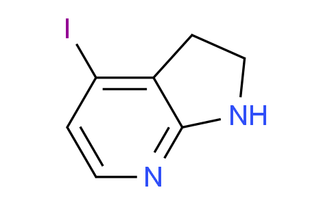 CAS No. 945600-09-9, 4-Iodo-2,3-dihydro-1H-pyrrolo[2,3-b]pyridine