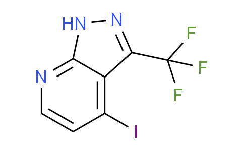 CAS No. 1160502-30-6, 4-Iodo-3-(trifluoromethyl)-1H-pyrazolo[3,4-b]pyridine