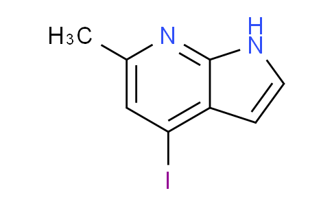 CAS No. 1167055-95-9, 4-Iodo-6-methyl-1H-pyrrolo[2,3-b]pyridine