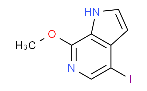 CAS No. 1590409-79-2, 4-Iodo-7-methoxy-1H-pyrrolo[2,3-c]pyridine