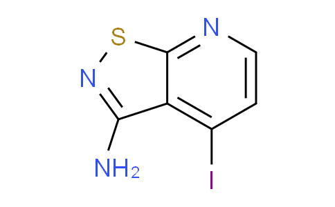 CAS No. 1252988-83-2, 4-Iodoisothiazolo[5,4-b]pyridin-3-amine