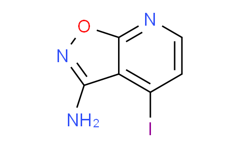 CAS No. 1252989-39-1, 4-Iodoisoxazolo[5,4-b]pyridin-3-amine