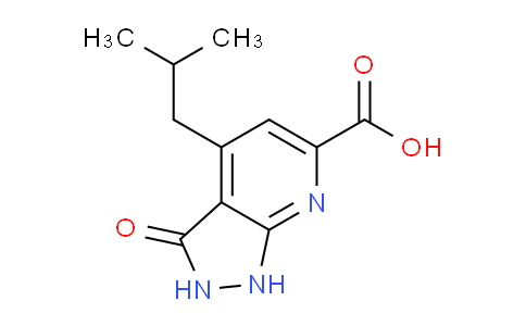 CAS No. 1383626-22-9, 4-Isobutyl-3-oxo-2,3-dihydro-1H-pyrazolo[3,4-b]pyridine-6-carboxylic acid
