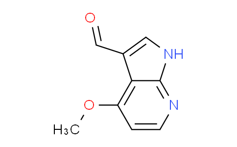 CAS No. 1190314-48-7, 4-Methoxy-1H-pyrrolo[2,3-b]pyridine-3-carbaldehyde