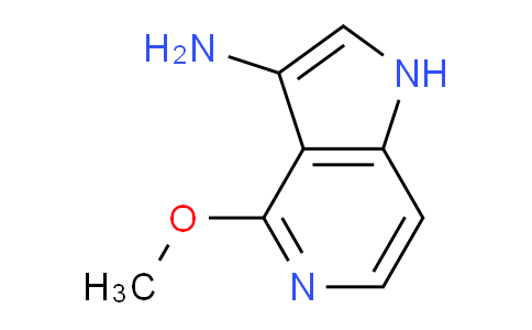 CAS No. 1190314-21-6, 4-Methoxy-1H-pyrrolo[3,2-c]pyridin-3-amine