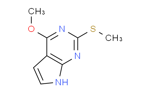 CAS No. 29877-76-7, 4-Methoxy-2-(methylthio)-7H-pyrrolo[2,3-d]pyrimidine