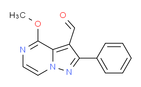 CAS No. 1710471-87-6, 4-Methoxy-2-phenylpyrazolo[1,5-a]pyrazine-3-carbaldehyde