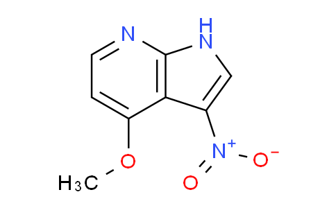 CAS No. 1190314-57-8, 4-Methoxy-3-nitro-1H-pyrrolo[2,3-b]pyridine