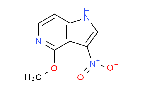 CAS No. 1190314-09-0, 4-Methoxy-3-nitro-1H-pyrrolo[3,2-c]pyridine