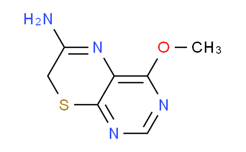 CAS No. 37497-00-0, 4-Methoxy-7H-pyrimido[4,5-b][1,4]thiazin-6-amine