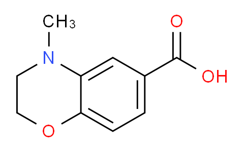 CAS No. 532391-92-7, 4-Methyl-3,4-dihydro-2H-benzo[b][1,4]oxazine-6-carboxylic acid