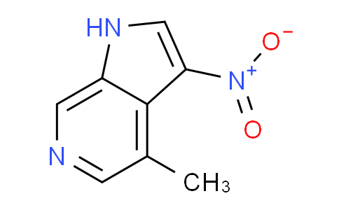 CAS No. 1190319-06-2, 4-Methyl-3-nitro-1H-pyrrolo[2,3-c]pyridine