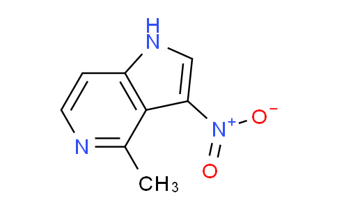 CAS No. 1190319-83-5, 4-Methyl-3-nitro-1H-pyrrolo[3,2-c]pyridine