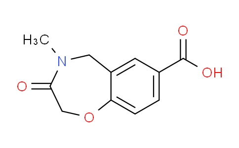 CAS No. 1708013-53-9, 4-Methyl-3-oxo-2,3,4,5-tetrahydrobenzo[f][1,4]oxazepine-7-carboxylic acid