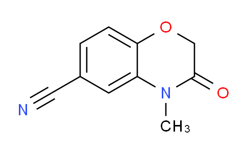 CAS No. 916210-08-7, 4-Methyl-3-oxo-3,4-dihydro-2H-benzo[b][1,4]oxazine-6-carbonitrile