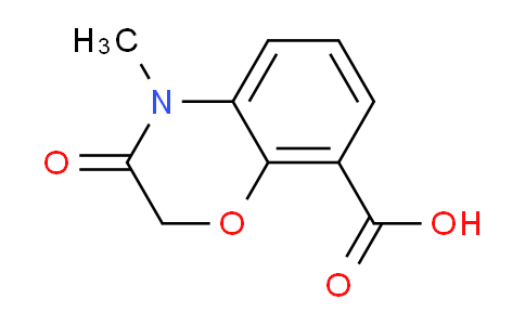 CAS No. 141762-02-9, 4-Methyl-3-oxo-3,4-dihydro-2H-benzo[b][1,4]oxazine-8-carboxylic acid