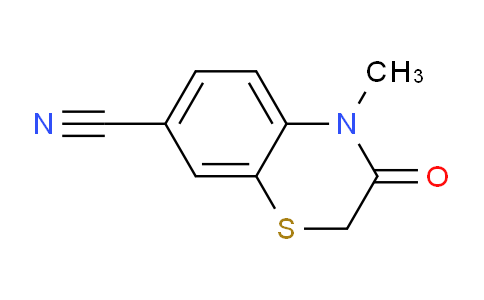 CAS No. 1400566-14-4, 4-Methyl-3-oxo-3,4-dihydro-2H-benzo[b][1,4]thiazine-7-carbonitrile