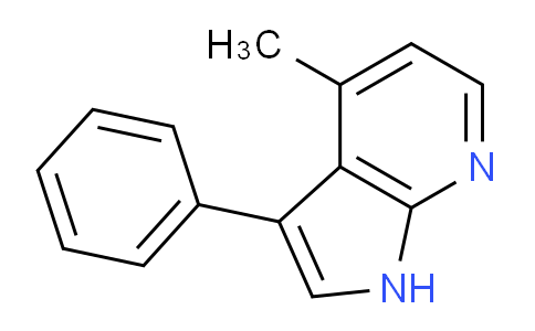 CAS No. 23612-71-7, 4-Methyl-3-phenyl-1H-pyrrolo[2,3-b]pyridine