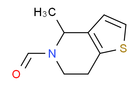 CAS No. 1254344-25-6, 4-Methyl-6,7-dihydrothieno[3,2-c]pyridine-5(4H)-carbaldehyde