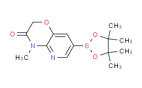 CAS No. 1857348-93-6, 4-Methyl-7-(4,4,5,5-tetramethyl-1,3,2-dioxaborolan-2-yl)-2H-pyrido[3,2-b][1,4]oxazin-3(4H)-one